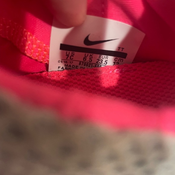 Pink and gray Nikes - Picture 3 of 3